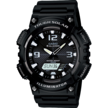 卡西欧（CASIO）手表男时尚休闲学生腕表810户外运动防水太阳能 太阳能AQ-S810W-1A