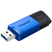 金士顿（Kingston）u盘 滑盖设计 DTXM USB 3.2  DT100G3 高速64G 双转接头+钥匙扣