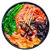 肖叔叔螺蛳粉柳州正宗螺狮粉广西特产螺丝粉330g*3袋方便速食米线