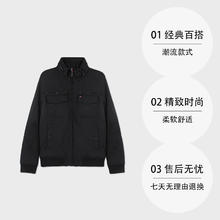 TOMMY HILFIGER 男士胸前双口袋夹克棉服外套158AP775
