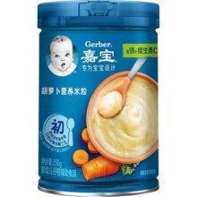 嘉宝胡萝卜营养米粉高铁米粉婴儿辅食米糊6月龄