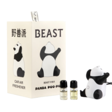 野兽派（THE BEAST）熊猫噗噗打哈欠车载香水汽车香薰喷雾除异味新婚礼物生日礼物