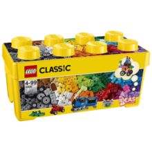 乐高（LEGO）积木玩具 经典创意系列 10696 中号积木盒子4岁+ 儿童生日礼物175元