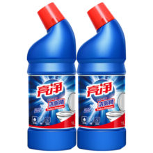 亮净洁厕灵1L*2瓶马桶清洁剂亮白洁净 强效+清香