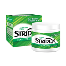 STRIDEX施颜适美国进口0.5%水杨酸净颜棉片55片温和型粉刺黑头痘痘控油62元 (券后省0.95,月销2000+)