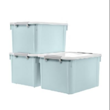 Citylong 禧天龙 收纳箱55L加厚带轮 蓝色 55*41*32cm 1个装26.59元 （需买3件，需用券）