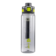 希乐大容量塑料杯tritan材质高颜值男女户外健身水杯带滤网墨黑680ml24.6元（另有运费6元）