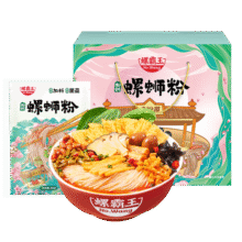 螺霸王原味螺蛳粉加菌菇400g*5袋礼盒柳州特产速食米线螺狮粉送礼64.9元 (月销1000+)