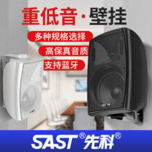 先科P6壁挂音响门店铺专用超市餐厅会议功放套装背景音乐喇叭音箱273.5元