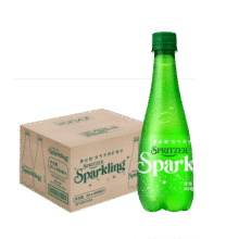 事必胜马来西亚进口Sparkling无糖0添加剂天然高端气泡水原味矿泉水 400mL6瓶1箱19.9元 (券后省10)