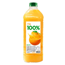 汇源 100%橙混合果汁2000ml*1瓶尝鲜装大桶装2L实惠节日饮料酸甜橙9.9元