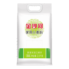 jinshahe 金沙河 中筋粉 2.5kg8.34元（需领券、限今日）