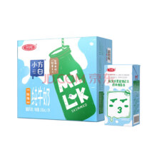 三元 小方白脱脂纯牛奶整箱 200ml*24盒 0脂肪 健身伴侣39.9元