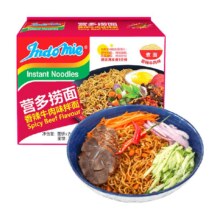 营多牌 香辣牛肉味方便面 85g*5包 共425g5.9元