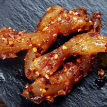 吉万福内蒙古麻辣水晶牛蹄筋香辣味真空小袋小包装卤味即食小零食 混合口味牛蹄筋*60包 共360g23元（需领券）