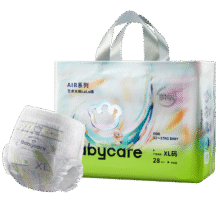 babycare艺术大师拉拉裤夏季超薄透气尿不湿airpro婴儿尿布瞬吸宝宝尿片 XL 1包 28片 【适合12-17kg】79.1元（需领券，合39.55元/件）