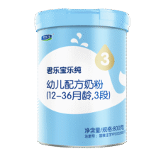君乐宝（JUNLEBAO）奶粉3段乐铂博越幼儿配方12-36个月 800克304元