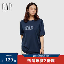 Gap 羊毛神车！ 纯棉字母logo短袖 美版570044（随意任选）