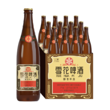 88vip：雪花啤酒沈阳老雪花640ml×12瓶65元+3元淘金币