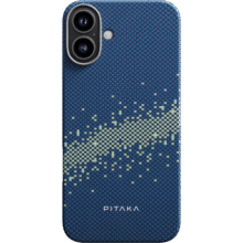 百亿补贴：PITAKA 适用苹果iPhone16手机壳MagSafe磁吸凯夫拉芳纶碳纤维纹高级超薄上下包保护套星河216.81元