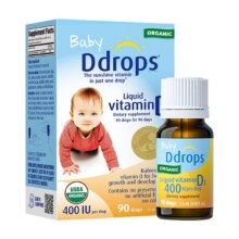 ddrops宝宝维生素d3滴剂促钙吸收400IU58.4元（需领券）