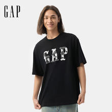 Gap 西部印花logo纯棉短袖 美版729369券后56.1元