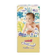 大王（GOO.N） 【品牌直供 安心品质】新升级光羽致本之源婴儿尿不湿宝宝学步裤 新升级纸尿裤M38片(6-11kg）120元 (券后省0.93)