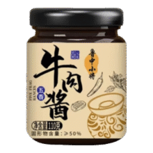 鲁中小将 牛肉酱 香辣/五香任选 110g*2瓶3.99元