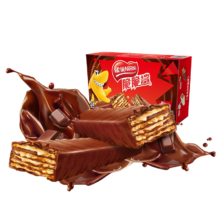需首购、PLus会员:雀巢（Nestle）脆脆鲨威化饼干巧克力味24条446.4g18.52元