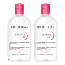 贝德玛（BIODERMA）【明星同款】卸妆水粉水500ml*2眼唇脸三合一 卸防晒敏肌618大促111.4元