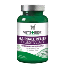 Vet's Best美国绿十字猫草片 化毛膏猫咪化毛球片宠物吐毛球幼猫肠胃调理 60片/瓶72元