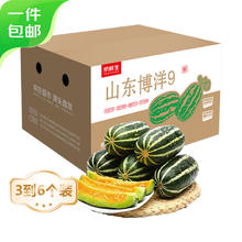 京鲜生 山东头茬博洋9号甜瓜 单果250g起 净重3斤12.7元