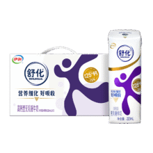 伊利 舒化高钙无乳糖牛奶 220ml*12盒 × 2件56.8元（需领券，合28.4元/件）(微信小程序购买)