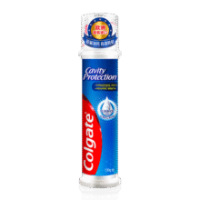 高露洁（Colgate）【孙颖莎推荐】欧洲进口卓效防蛀直立按压泵式牙膏130g含氟健齿21.9元 (月销1w+)