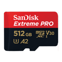 闪迪 512GB TF（MicroSD）内存卡 A2 4K V30 U3 C10 至尊超极速移动存储卡 读速200MB/s 写速140MB/s（需凑单）347.11元（需领券）