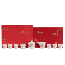 金镶玉 功夫茶茶具整套装陶瓷羊脂玉白瓷喝泡茶家用送人礼品盒 如鱼得水279元 (券后省20)