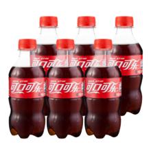 可口可乐 Coca-Cola 300ml*6瓶汽水碳酸饮料6.8元