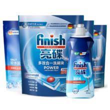 限移动端、京东百亿补贴：亮碟 洗碗块 30块*3+漂洗剂500ml+软水盐2kg199元