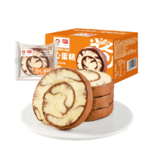 88VIP、需新客、淘金币：盼盼 卷心蛋糕面包 600g×1箱6.01元（返9元超市卡后）+0.89元淘金币