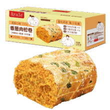 PLUS会员、需首购：Arale香葱肉松卷600g*1箱（75g*8袋）15.73元（合1.97元/袋）