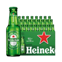 京东试用：喜力经典150ml*8瓶 喜力啤酒Heineken27.62元