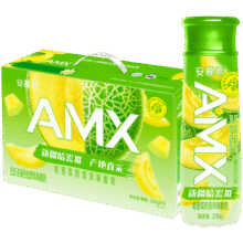 伊利安慕希AMX 新疆哈密瓜味酸奶230g*10瓶 礼盒装59.9元 (月销1w+)