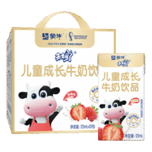 蒙牛（MENGNIU）未来星儿童牛奶草莓味125ml*20盒生牛乳学生早餐奶营养健康好吸收22.9元 (月销1w+)