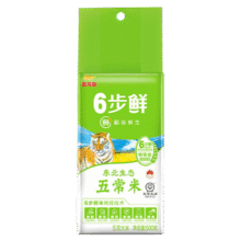 金龙鱼稻谷鲜生6步鲜东北生态五常稻花香1斤4.85元(弹券2.85元)