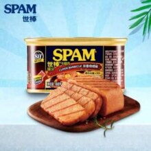 SPAM 世棒 午餐肉罐头 孜然烧烤味 198g*4罐35.6元包邮（折8.9元/罐）