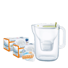 碧然德（brita） 【孙颖莎推荐】家用净水壶 滤水壶滤芯 MAXTRA+LE 去水垢专家版滤芯 设计师水壶蓝色+专家版滤芯12枚429.3元 (券后省0.9,月销2000+)
