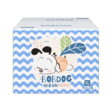 巴布豆（BOBDOG）小波浪拉拉裤XL120片箱装(12-17KG)尿不湿 【品牌直供 安心品质】117元 (月销1w+)