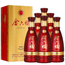 金六福【商超同款】白酒整箱婚宴喜酒批发50.8度兼香型高度白酒婚庆商务 50.8度 500mL 6瓶 绵雅全新升级398元