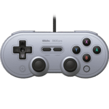 八位堂 8BitDo SN30 Pro 有线版 游戏手柄有线PC电脑任天堂NS Switch/Lite游戏机steam振动双打 浅灰色88元