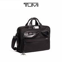 TUMI 途明 Alpha 3男士公文包通勤斜挎包双肩包单肩包【男士礼物】 黑色/02603182D3 中包2450元